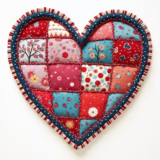 haftowane serca i próbki